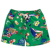 Polo Ralph Lauren Badshorts - Resenrer - Grn m. Tryck