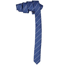 Hound Tie - Navy/White Striped