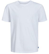 Jack & Jones Stuttermabolur - Noos - JjeOrganic - Hvítt
