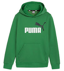 Puma Hoodie - Ess+ Logo Hoodie FL B - Archief Green