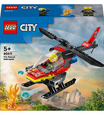 LEGO City - Palokunnan pelastushelikopteri 60411 - 85 Osaa