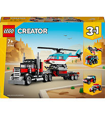 LEGO Creator - Tieflader mit Hubschrauber 31146 - 3-I-1 - 270 T