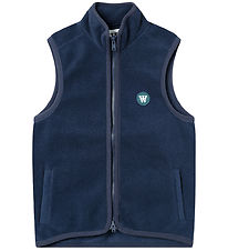 Wood Wood Veste en Polaire - Jed - ternel Blue