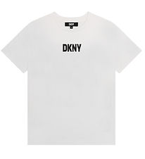 DKNY T-paita - Valkoinen M. Valokuvatulostus