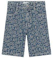 Little Marc Jacobs Denimshorts - Denim Blue w. Print