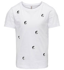 Kids Only T-paita - KogKita Yin Yang - Bright White