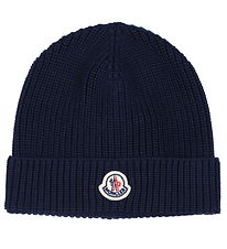 Moncler Knitted Beanie - Bright Blue