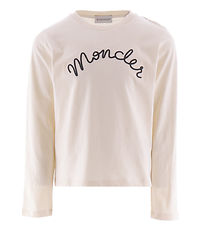 Moncler Blouse - Cream m. Borduurwerk