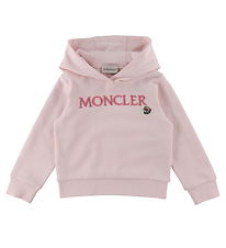 Moncler Hoodie - Pink w. Embroidery