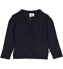 Msli Cardigan - Knitted Rib - Night Blue