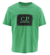 C.P. Company Stuttermabolur - Classic+ Green M. Svart