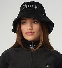 Juicy Couture Bucket Hat - Velour - Hendrix Diamante - Noos - Sv