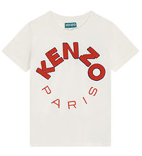 Kenzo T-shirt - Ivory w. Red