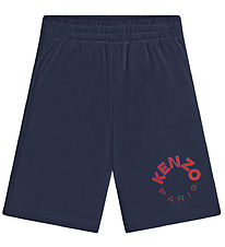 Kenzo Sweat Shorts - Navy w. Red
