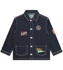 Kenzo Denim Jacket - Raw Denim w. Patches