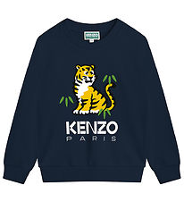 Kenzo Sweat-shirt - Marine av. Tigre