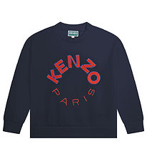 Kenzo Sweat-shirt - Marine av. Rouge