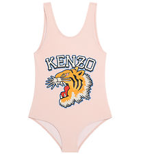 Kenzo Badeanzug - verschleiert Pink m. Tiger