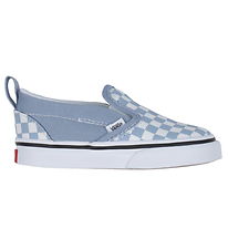 Vans Shoe - Slip-on V Checkerboard - Dusty Blue