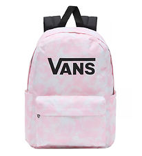 Vans Backpack - Old Skool Grom - Medium+ Pink w. Hearts
