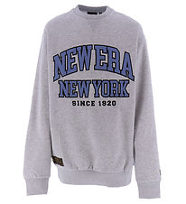 New Era Peysa - New York - Grátt