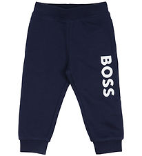 BOSS Sweatpants - Navy w. White