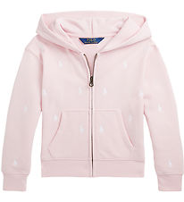 Polo Ralph Lauren Cardigan - Roze/Wit M, Logo's