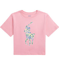 Polo Ralph Lauren T-Shirt - Florida Roze m. Logo
