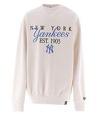 New Era Sweatshirt - New York Yankees - ppet White