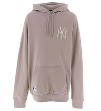 New Era Sweat  Capuche - New York Yankees - Pastel Marron