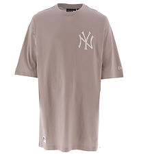 New Era T-skjorte - New York Yankees - Pastel Brun