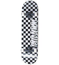 Speed Demons Skateboard - 7" - Tammi valmiina - Musta/Valkoinen