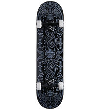 Speed Demons Skateboard - 8" - Bandana Complete - Black/Silver