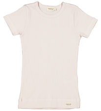MarMar T-Shirt - Modal - Rib - Powder Craie