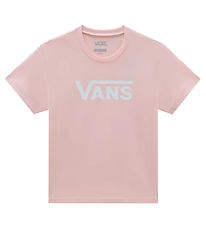 Vans T-Shirt - Gr Flying V Crew Meisjes - Medium+ Roze