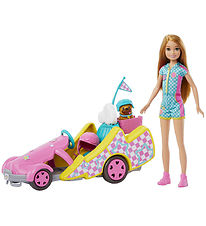Barbie Ensemble de poupe - 30 cm - Stacie Go-Kart