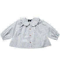 Sofie Schnoor Shirt - White/Navy Striped