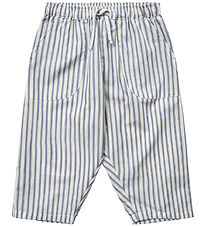 Sofie Schnoor Trousers - White/Navy Striped