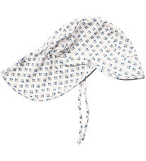 Sofie Schnoor Bonnet de Bain - UV50+ - Bleu/Fleur