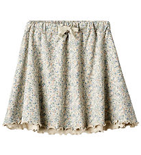 Wheat Skirt - Rib - Rosie - Sandshell Mini Flowers