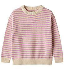 Wheat Blouse - Knitted - Chris - Iris Stripe