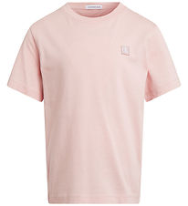 Calvin Klein T-Shirt - Mono Mini Abzeichen - Sepia Rose