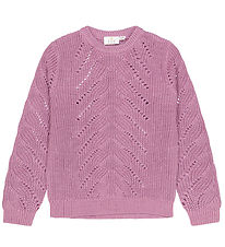 The New Blouse - Knitted - TnJiva - Lavender Herb w. Glitter
