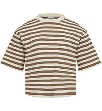 Sofie Schnoor Stuttermabolur - Rib - Mið Brown