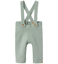 Lil' Atelier Trousers w. Suspenders - Knitted - NbmEmlen - Jadei