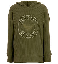 Emporio Armani Kapuzenpullover - Rib - Käfer m. Logo