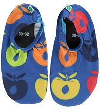 Smfolk Chaussures de Plage - UV50+ - Blue Lolite av. Retro Pomm