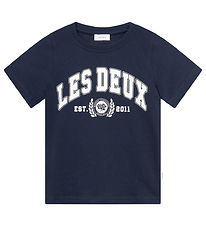 Les Deux T-shirt - Universitet - Dark Marinbl/Light Ivory