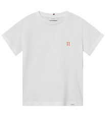 Les Deux T-shirt - Nrregaard - Vit/Orange