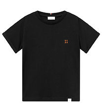 Les Deux T-shirt - Nrregaard - Noos - Svart/Orange